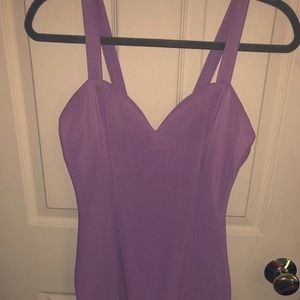 purple bodycon dress